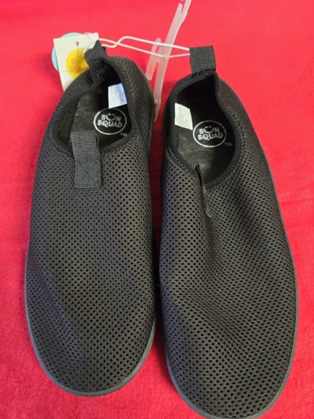 Brand New Mens Sun Squad Black Water Shoes Sizes 7/8